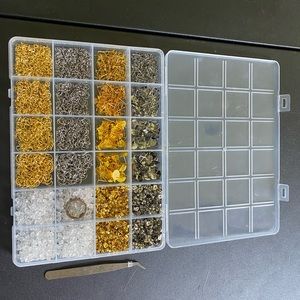 Jewelry pierce to make earrings/necklaces/brackets. Used a few.